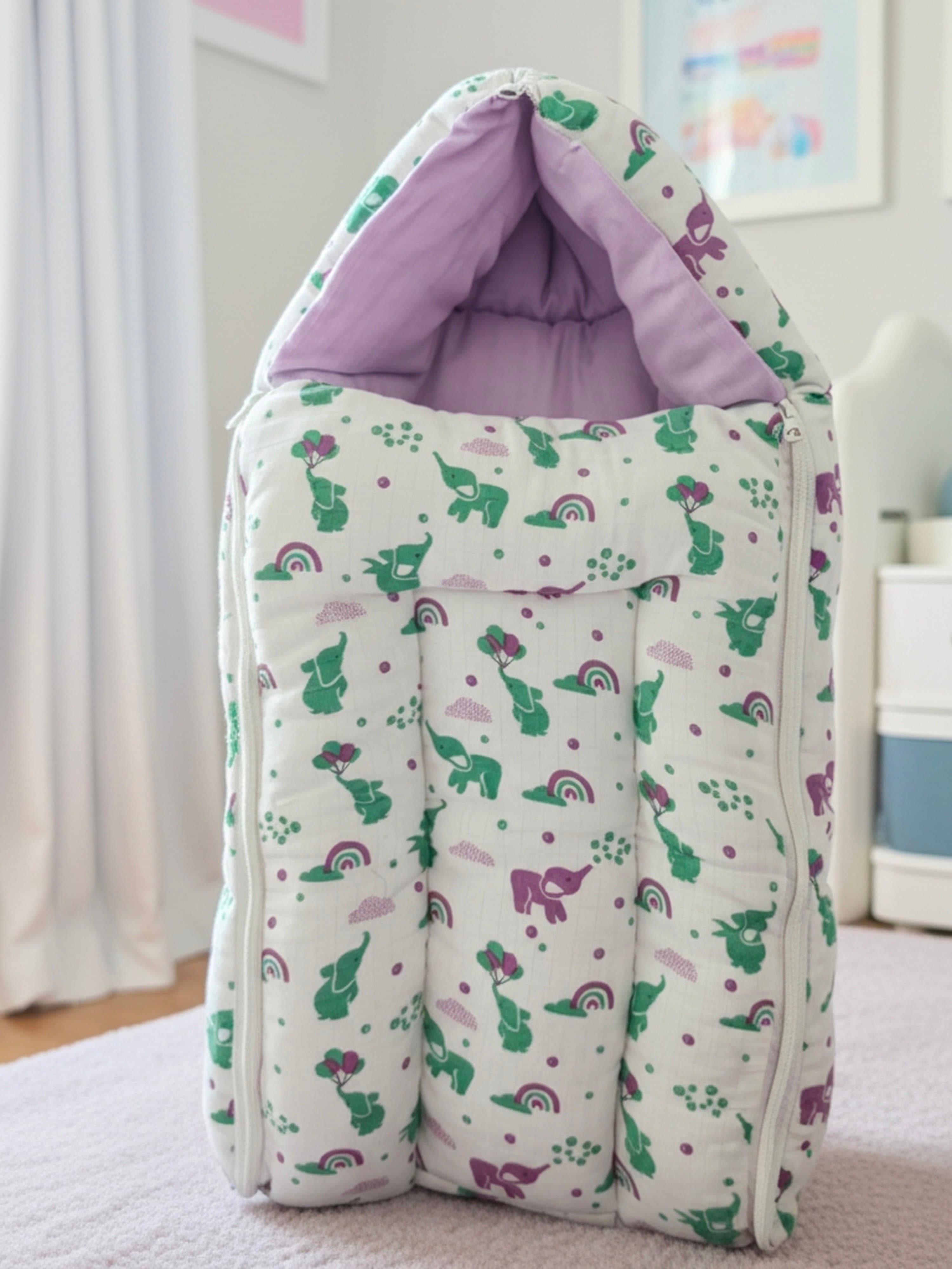 Premium Muslin New-born carry bed
